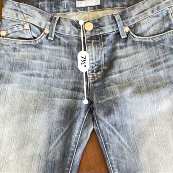 Rock & Republic Y2K Blue Tag Low Rise Bootcut Jeans Roth Acid Blue Jeans Sz 27 - Picture 8 of 13